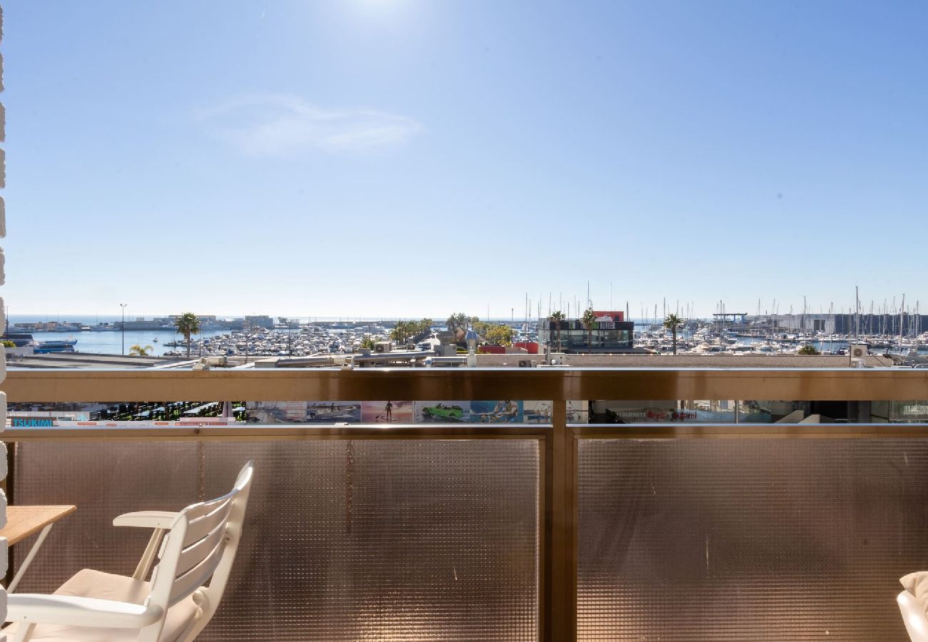 Apartamento en Santa Pola - Primera Línea de playa y paseo marítimo - Domidai 