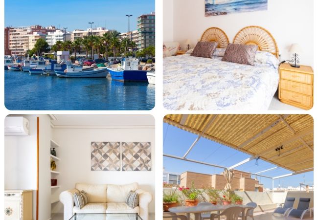 Apartamento en Santa Pola - Blue-Bay, ático a 20 metros de la playa by Domidai 