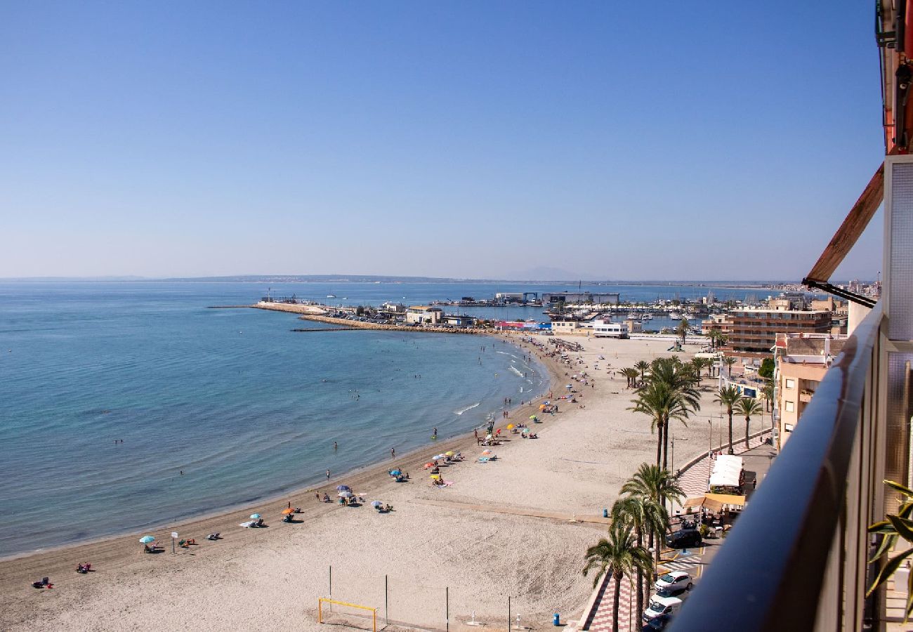 Apartamento en Santa Pola - Ático con vistas panorámicas - Relax & teletrabajo 