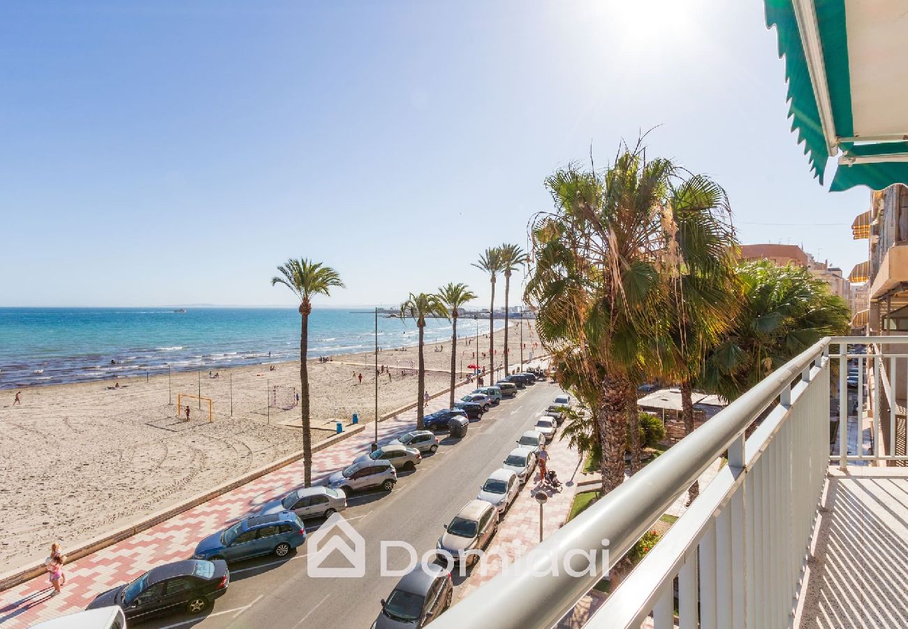 Apartamento en Santa Pola - Primera línea de playa ideal para teletrabajo 