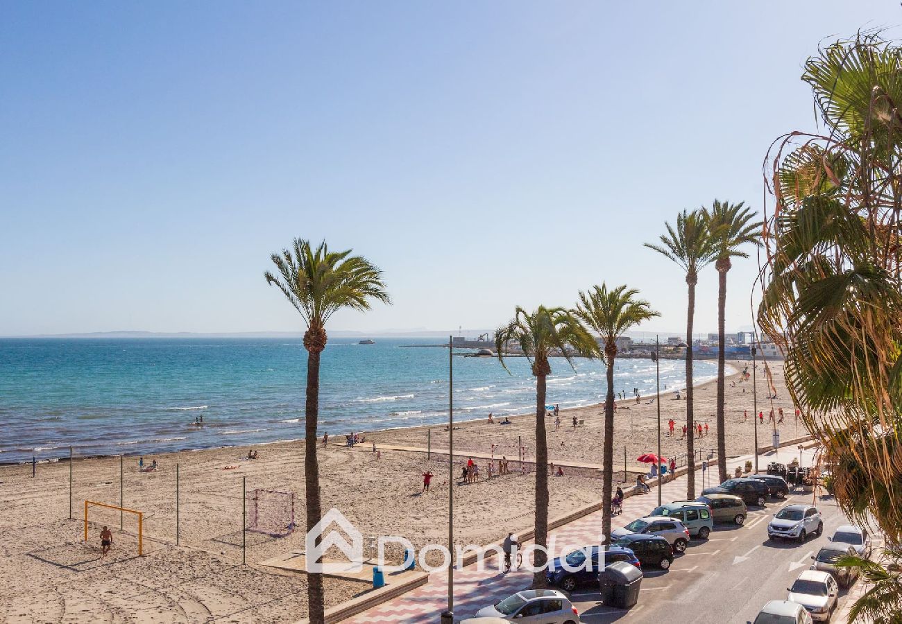 Apartamento en Santa Pola - Primera línea de playa ideal para teletrabajo 