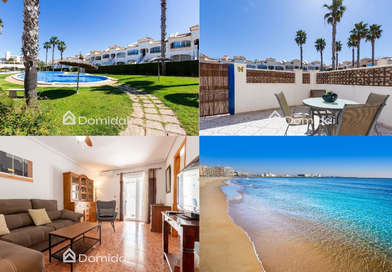 Bungalow en Gran Alacant - Casa Jícara - urbanización con piscina by Domidai 