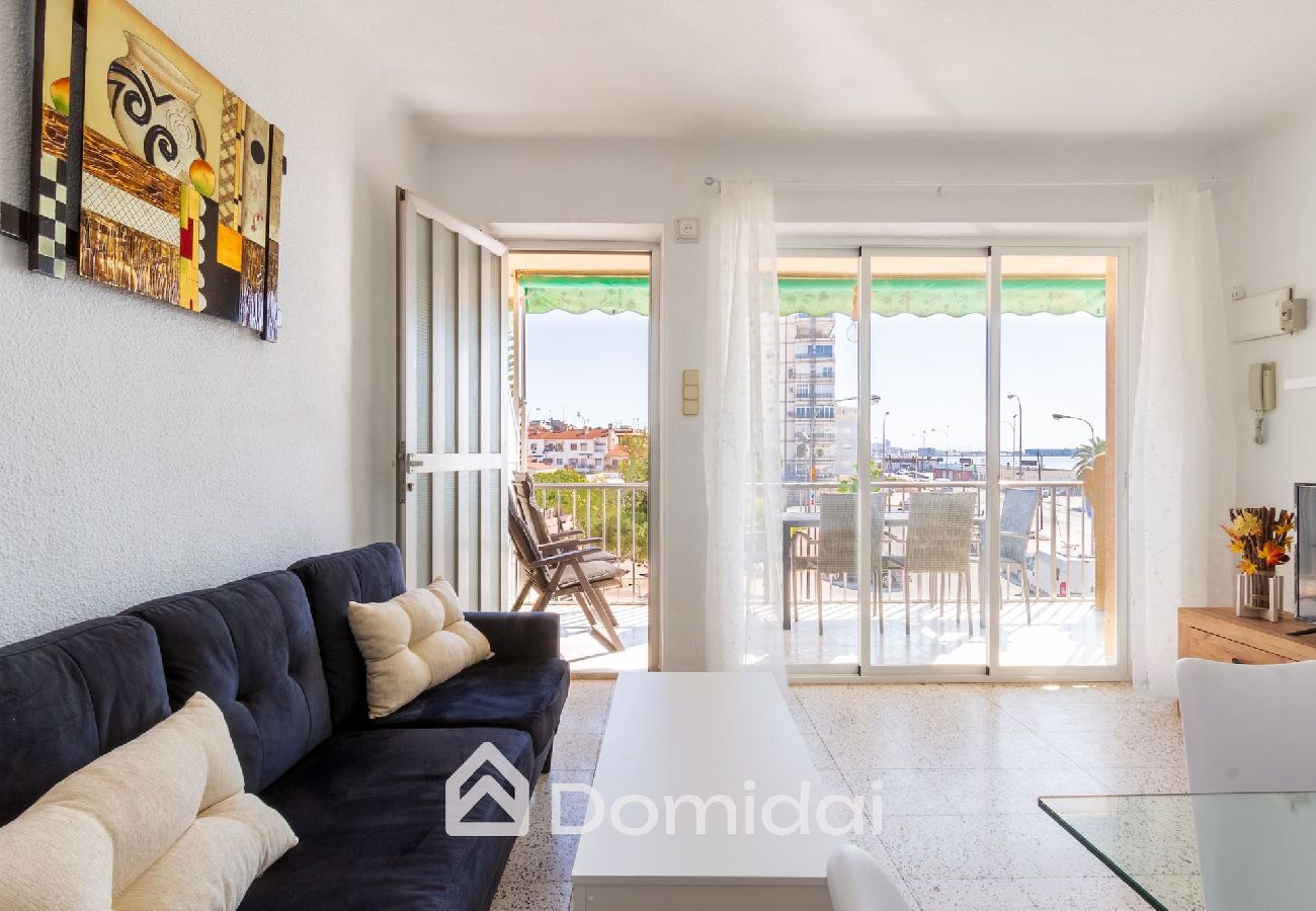 Apartamento en Santa Pola - Apartamento a pie de playa cerca del aeropuerto 