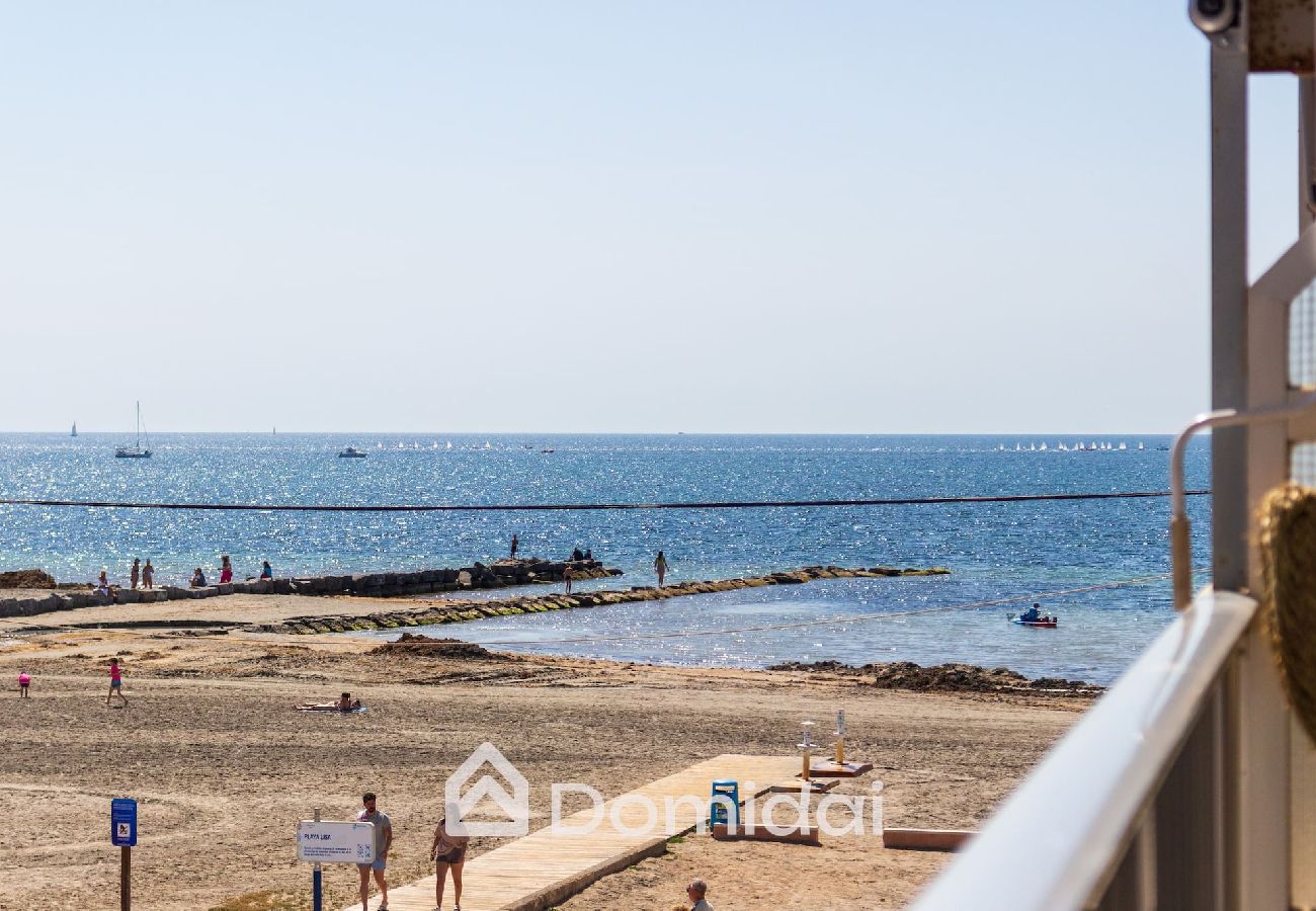 Apartamento en Santa Pola - Apartamento a pie de playa cerca del aeropuerto 