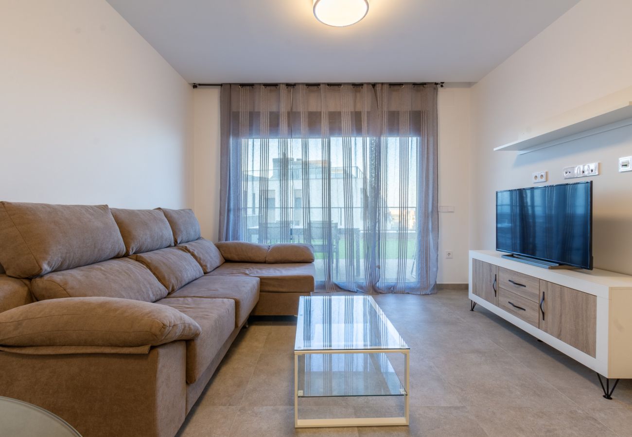 Apartamento en Santa Pola - Vecindario exclusivo - piscina infinita y garaje