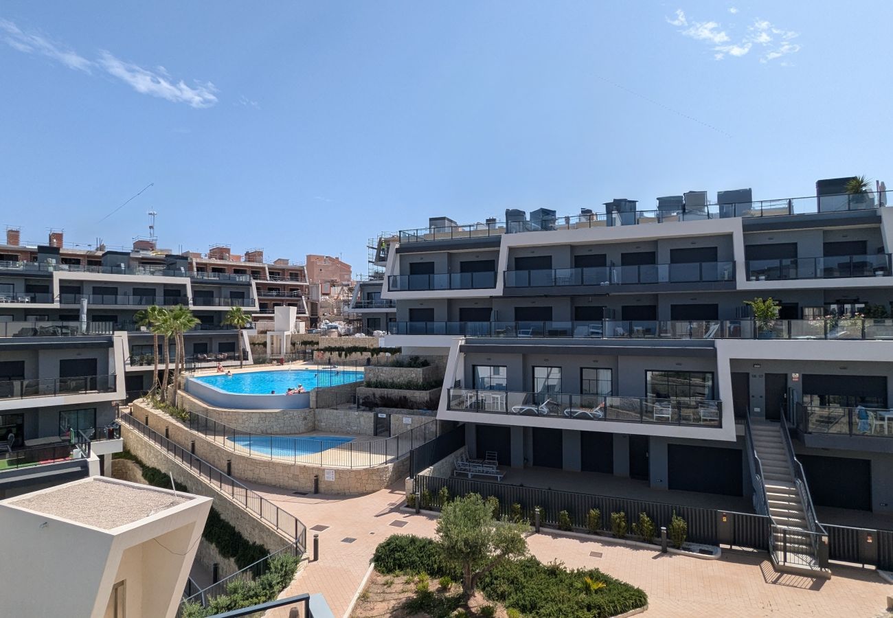 Apartamento en Santa Pola - Vecindario exclusivo - piscina infinita y garaje