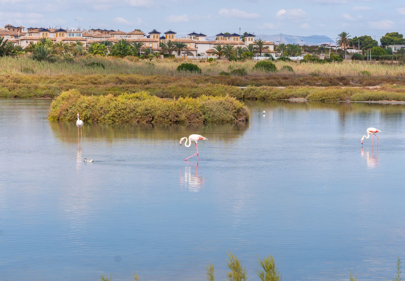Apartamento en Santa Pola - Apartamento moderno con piscina comunitaria cerca del aeropuerto