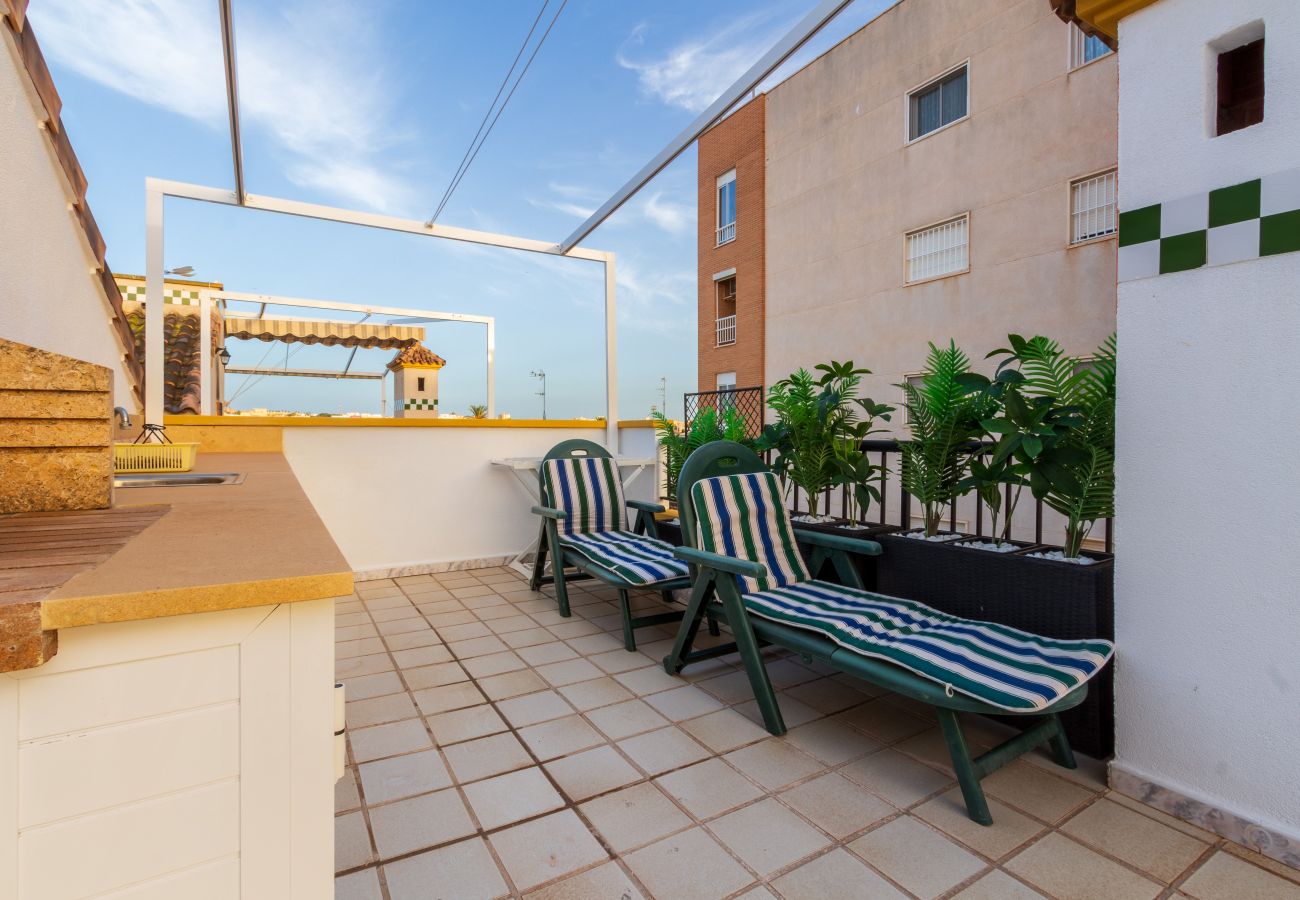 Apartamento en Santa Pola - Bungalow en Santa Pola, cerca de la naturaleza