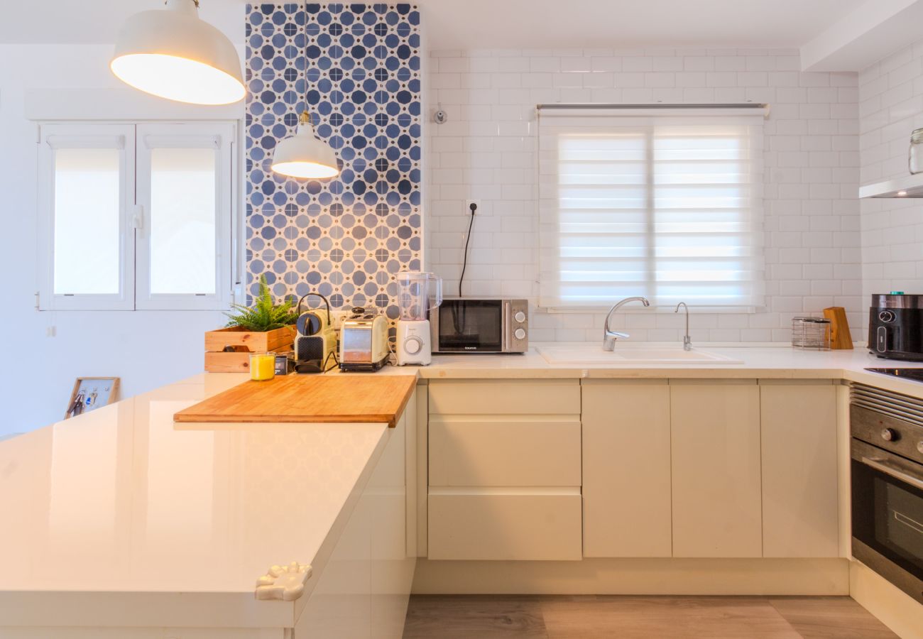 Apartamento en Santa Pola - Apartamento tranquilo con vistas al mar