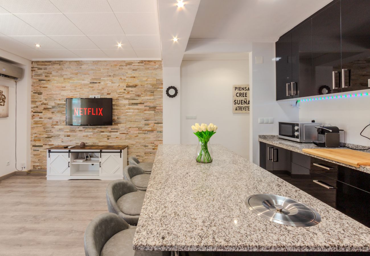 Apartamento en Santa Pola - Casa frente a la playa en Santa Pola