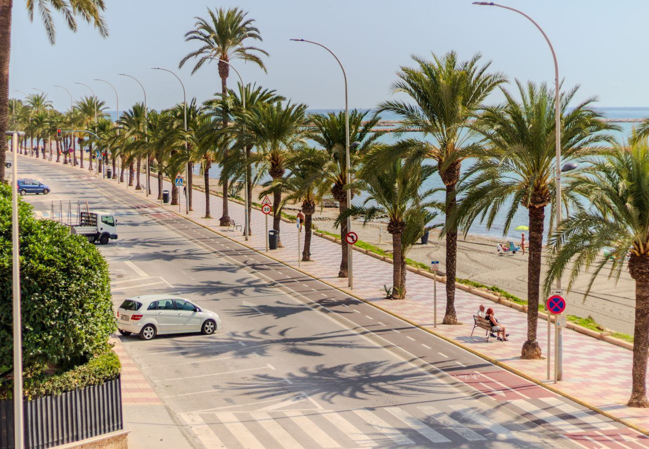 Apartamento en Santa Pola - Primera línea de playa (Media estancia +11 días)