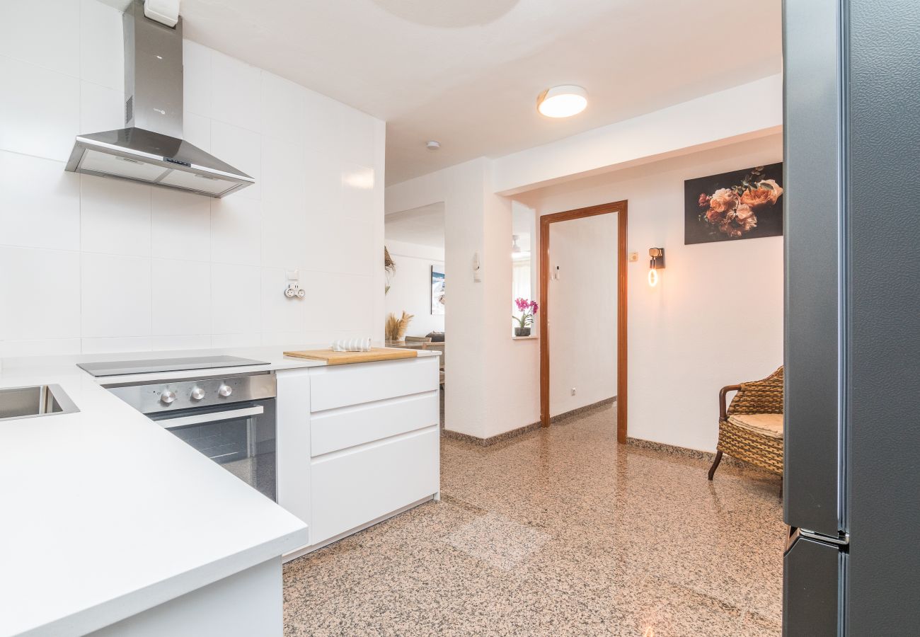 Apartamento en Santa Pola - Enrome piso para el descanso frente a la playa