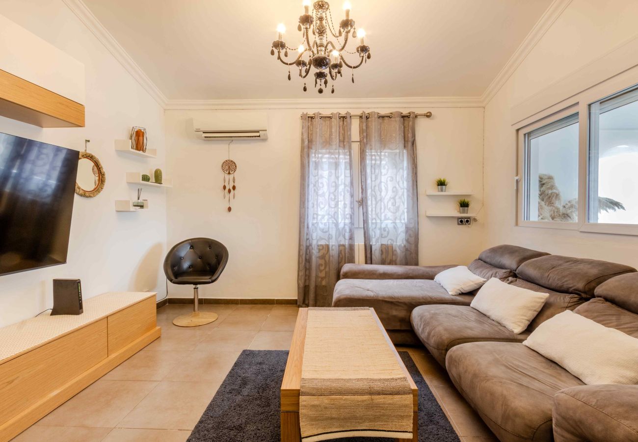 Casa en Javea / Xàbia - Villa para 8 cerca de Playa del Arenal con jardín y barbacoa