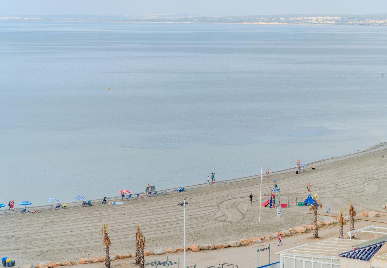 Apartamento en Santa Pola - Apartamento vistas al mar, terraza y playa a 1 min - Santa Pola