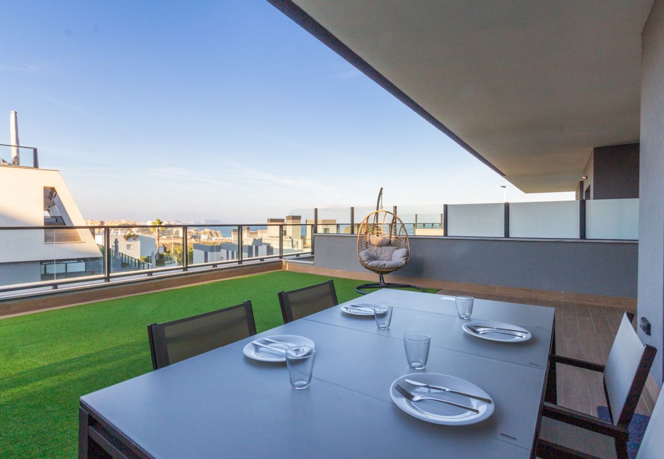 Apartment in santa pola - Exclusive neighborhood - infinity pool and garage