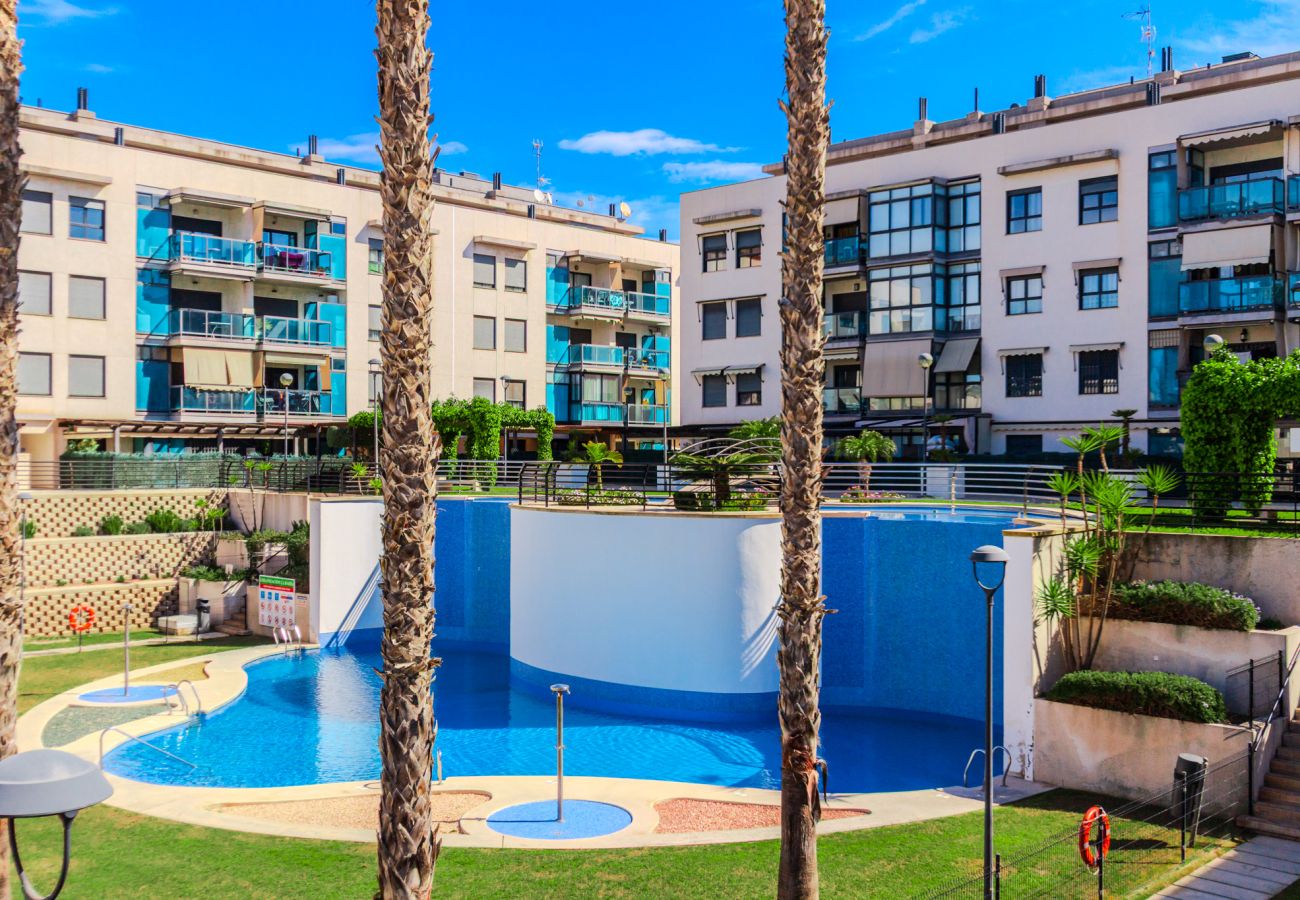Apartment in santa pola - Urbanización con piscina cerca aeropuerto