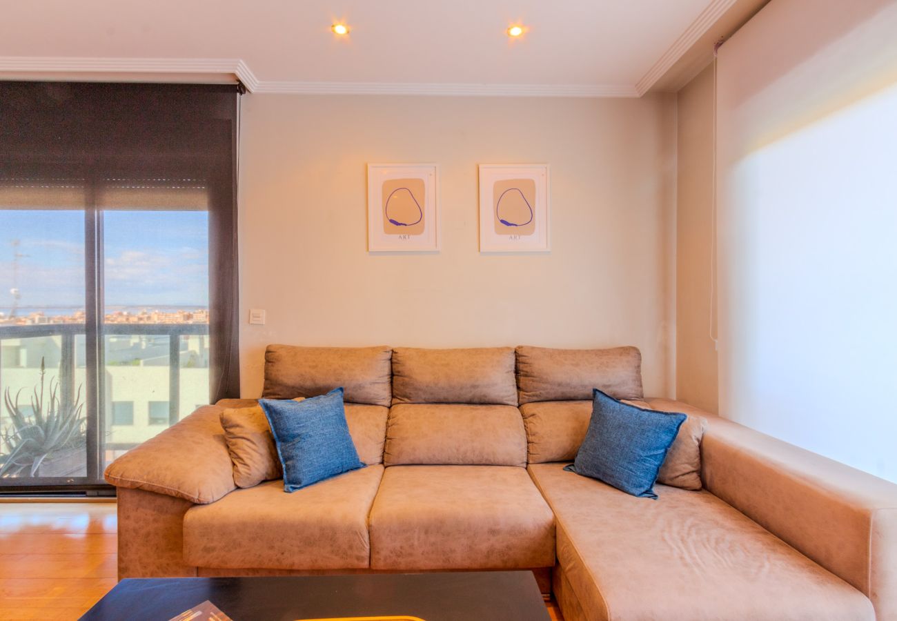 Apartment in santa pola - Urbanización con piscina cerca aeropuerto