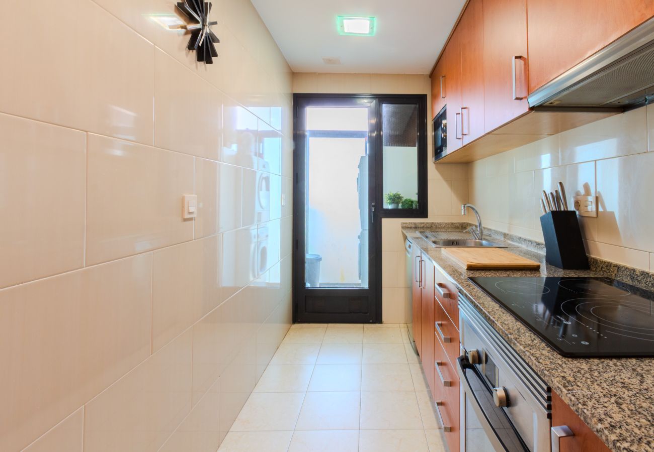 Apartment in santa pola - Urbanización con piscina cerca aeropuerto