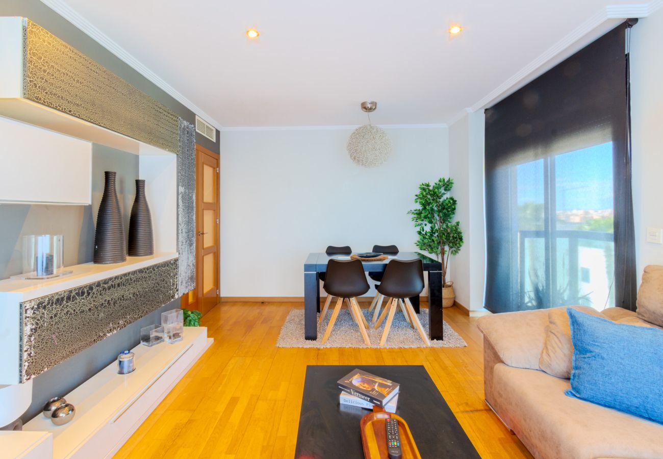 Apartment in santa pola - Urbanización con piscina cerca aeropuerto