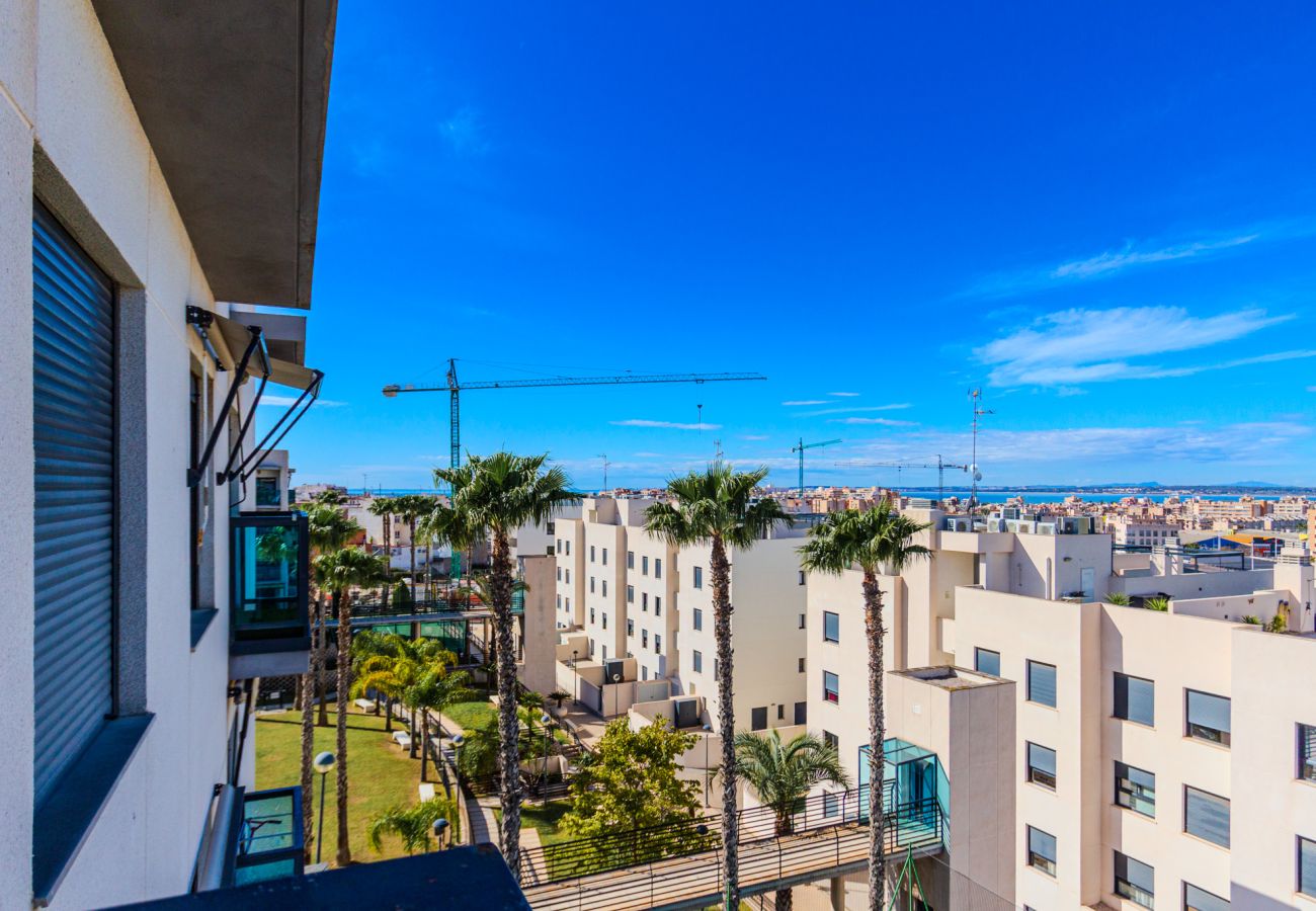 Apartment in santa pola - Urbanización con piscina cerca aeropuerto