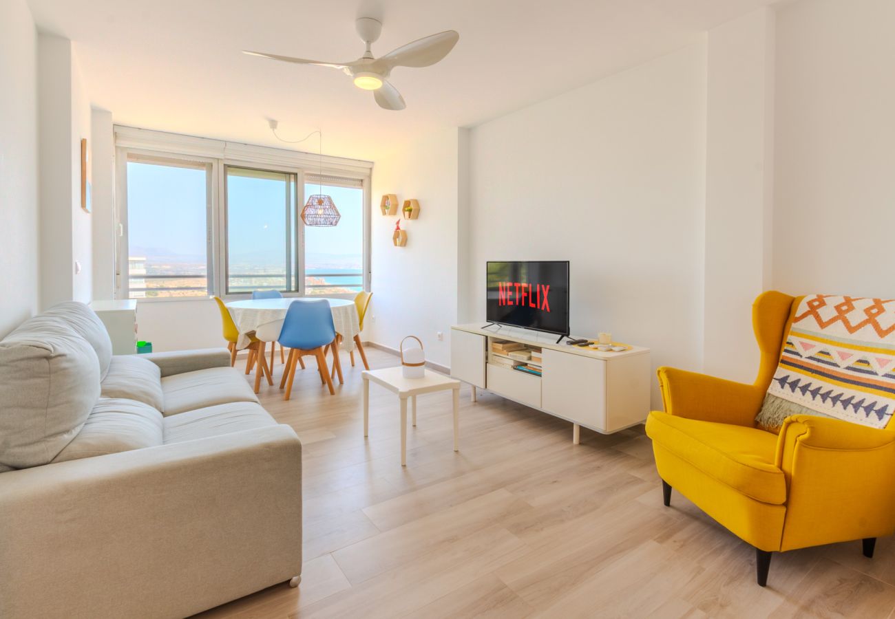 Apartment in santa pola - Apartamento tranquilo con vistas al mar