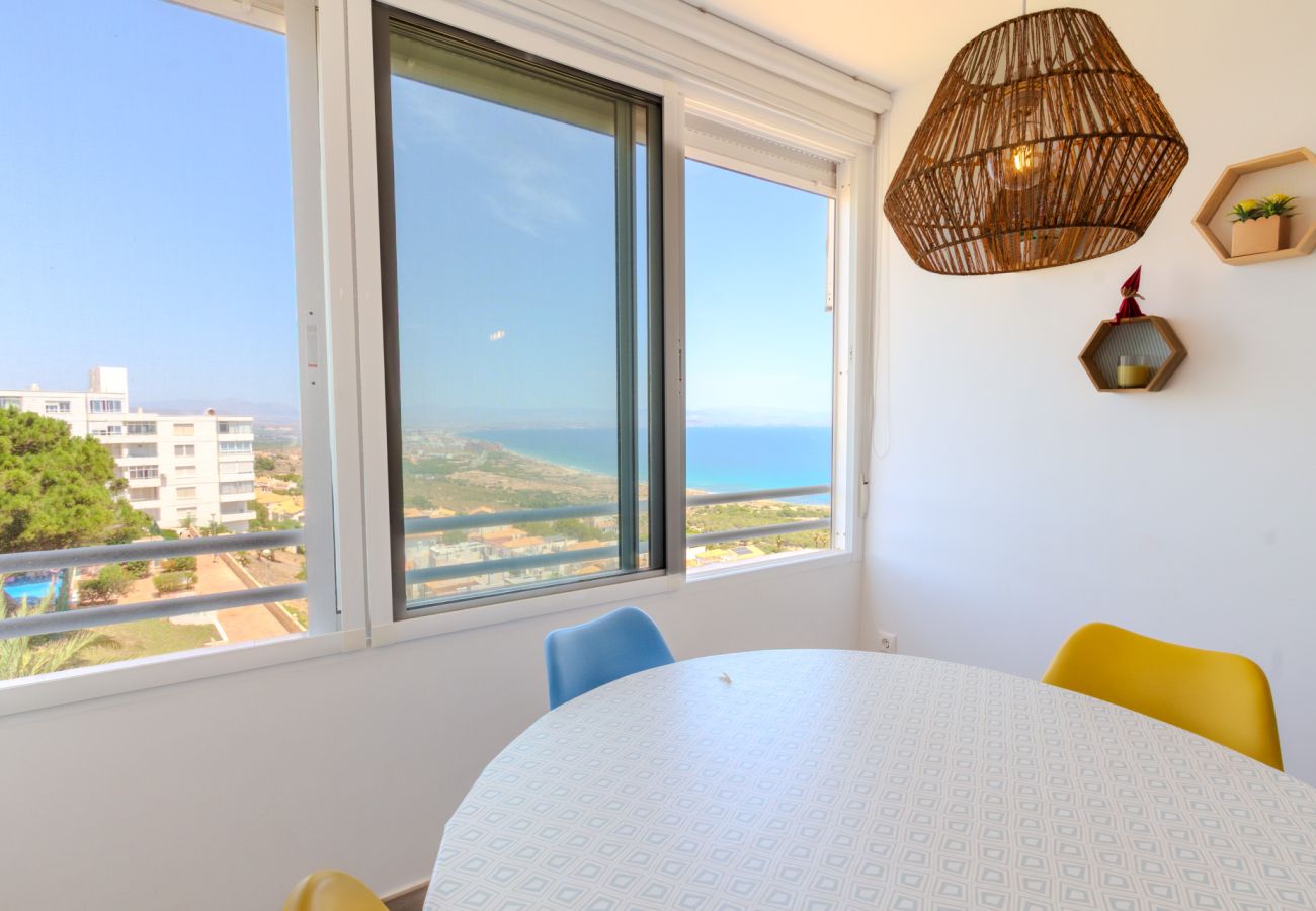 Apartment in santa pola - Apartamento tranquilo con vistas al mar