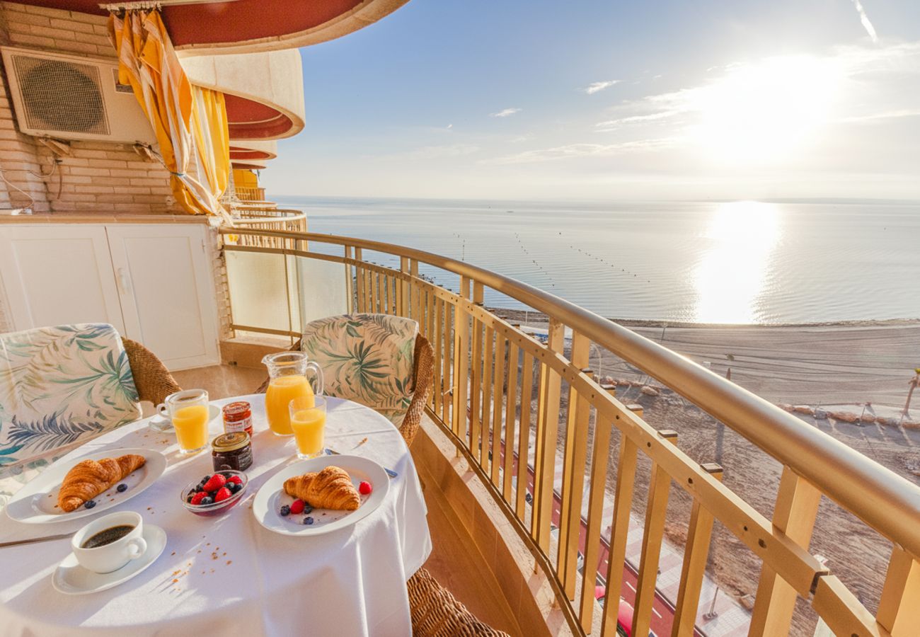 Apartment in santa pola - Balcony facing the sea