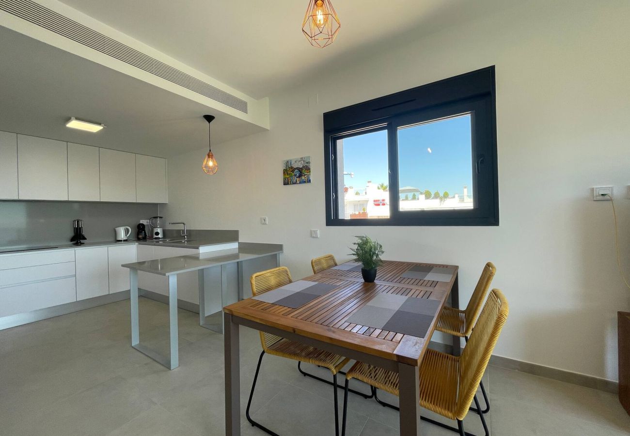 Apartment in santa pola - Sol y lujo frente al mar • WiFi + A/C
