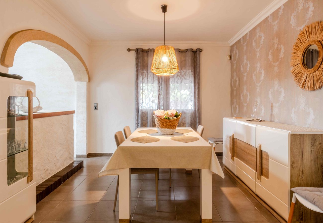 House in Javea - Villa for 8 near Playa del Arenal with a garden and barbecue