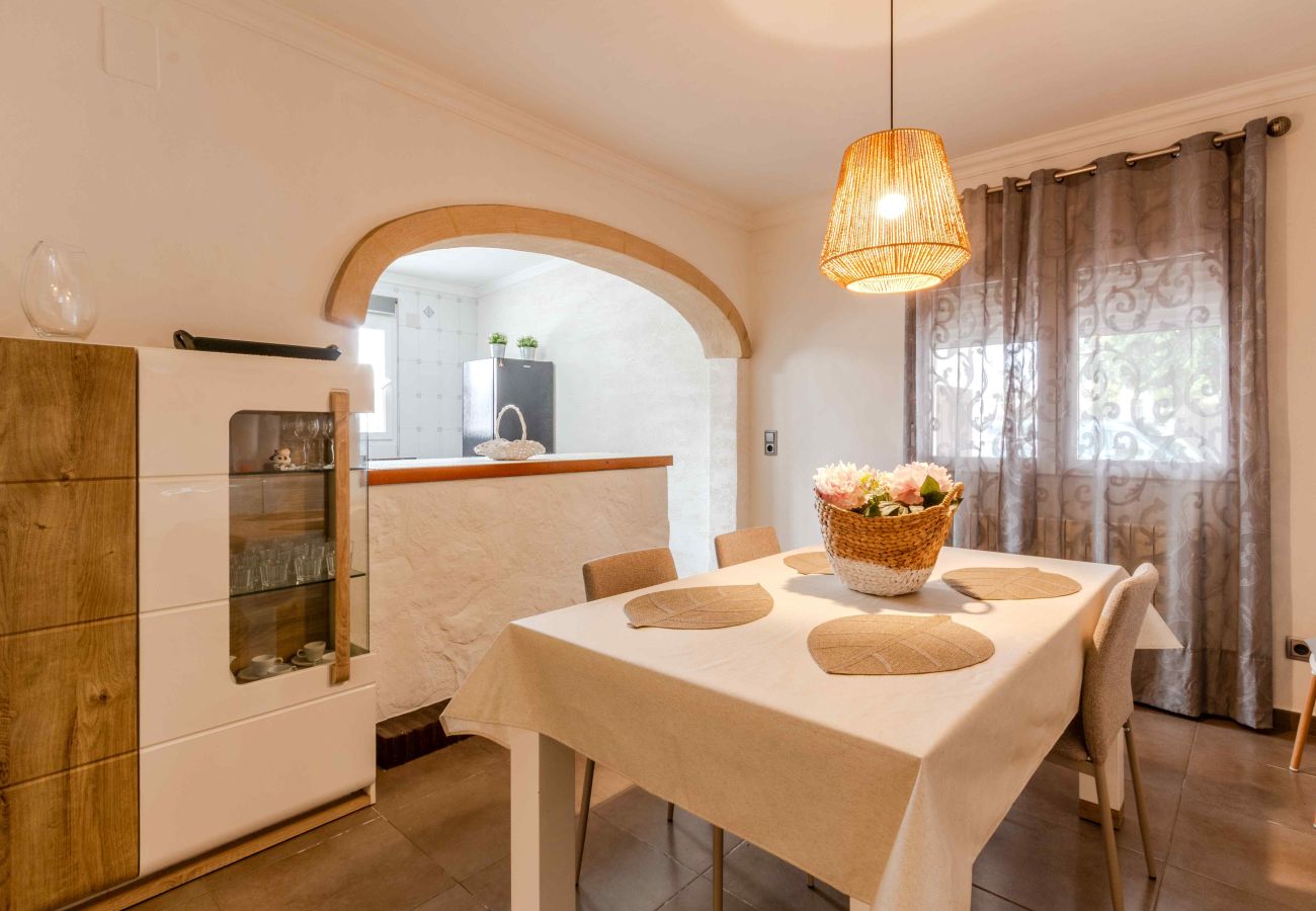 House in Javea - Villa for 8 near Playa del Arenal with a garden and barbecue