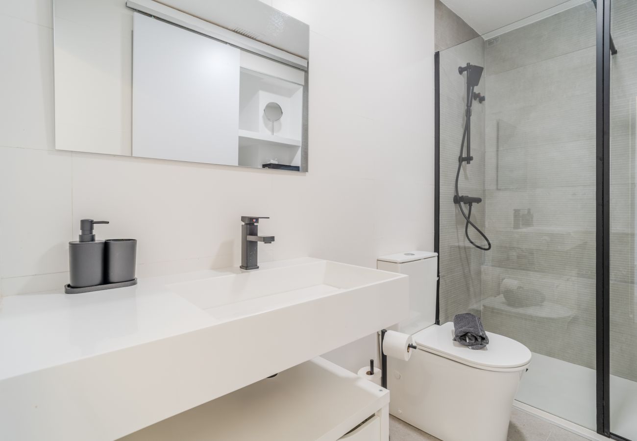 Apartment in santa pola - Sea view apartment, terrace and beach 1 min away - Santa Pola