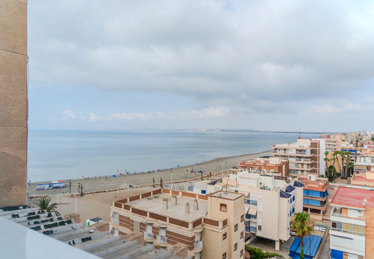 Apartment in santa pola - Sea view apartment, terrace and beach 1 min away - Santa Pola