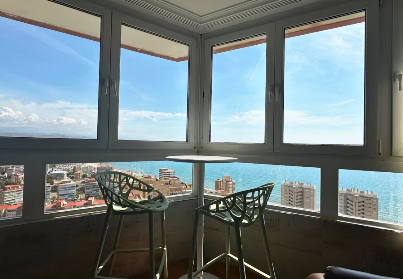 Apartament w El Campello - Ático vistas al mar El Campello-San Juan-Parking