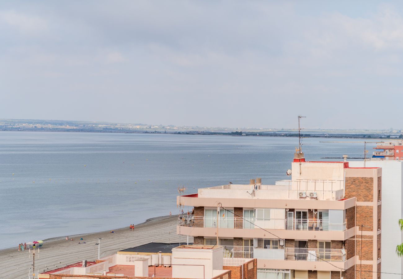 Apartament w santa pola - Apartamento vistas al mar, terraza y playa a 1 min - Santa Pola