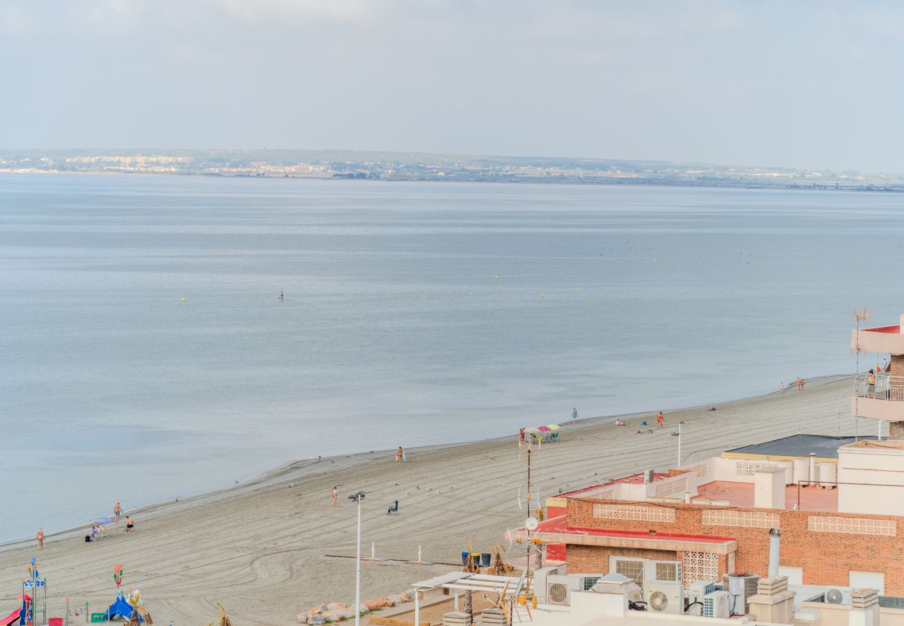 Apartament w santa pola - Apartamento vistas al mar, terraza y playa a 1 min - Santa Pola
