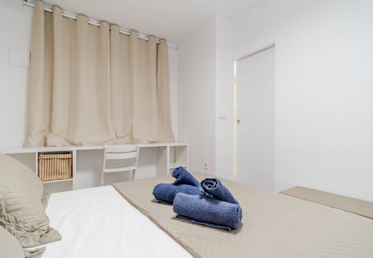 Apartament w santa pola - Apartamento vistas al mar, terraza y playa a 1 min - Santa Pola