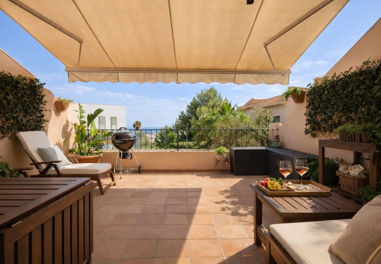 Bungalow w Finestrat - Villa tranquila con terraza y vistas - Mirador de Sierra Cortina